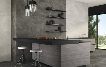 Bayona Silver 60 x 120 cm. Bayona Grey 60 x 120 cm. Pavimento Bayona Grey 120 x 120 cm.