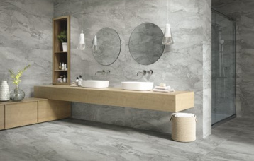 Pienza Grigio natural 80x160 cm. Pienza Grigio natural 80x80 cm.