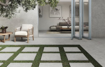 Brunswich Acero 60 x 120 cm. Brunswich Espesorado Acero 60 x 60 cm.