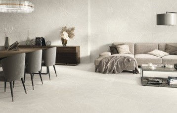 Eternal Cream Natural 60 x 120 cm. Pavimento Eternal Cream Natural 120 x 120 cm.