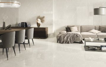 Eternal Cream Pulido 60 x 120 cm. Pavimento Eternal Cream Pulido 120 x 120 cm.