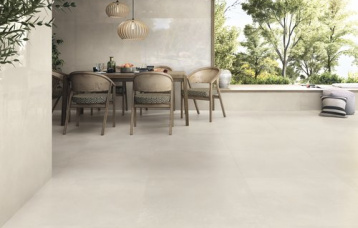 Unik Ivory Natural 80 x 80 cm. Unik Ivory Pulido 80 x 160 cm.