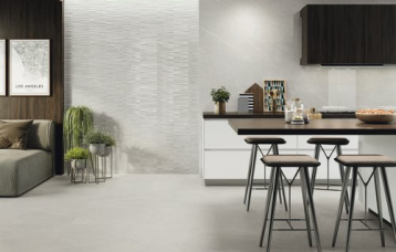 Eternal Pearl Pulido 33,3 x 100 cm. Section Eternal Pearl Pulido 33,3x100 cm. Pavimento Eternal Pearl Natural 60 x 60 cm.
