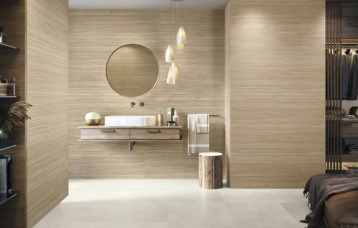 Larchwood Alder 40 x 120 cm.  Architonic Smoke 60 x 60 cm.