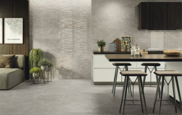 Eternal Taupe Pulido 33,3 x 100 cm. Section Eternal Taupe Pulido 33,3x100 cm. Pavimento Eternal Taupe Natural 60 x 60 cm.