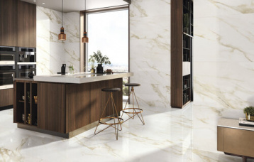 Adaggio Gold Pulido 60x120 cm. Adaggio Gold Pulido 120x120 cm.