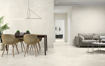 Eternal Cream Natural 120x260 cm. Pavimento Eternal Cream Natural  120x120 cm.