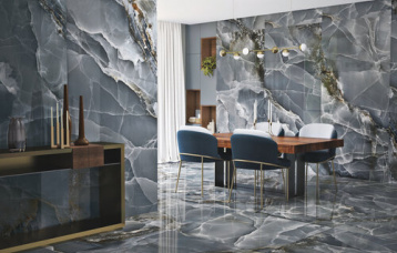 Onyx Bleu Pulido 260x120 cm. Pavimento Onyx Bleu Pulido 120x120 cm
