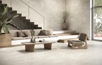 Asphalt White 60 x 120 cm.