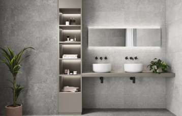 Stoneland Ivory 30x90, Wattle Stoneland Ivory 30x90, Stoneland Grey 30x90,  Stoneland Grey 60x60
