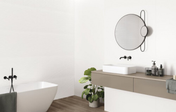 Neve Satin 60x120,  Decor Illusion 60x120 y Foresta Noce 20x120