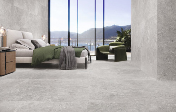 Stoneland Pearl 60x120 cm.  Pavimento Stoneland Pearl 120x120 cm.