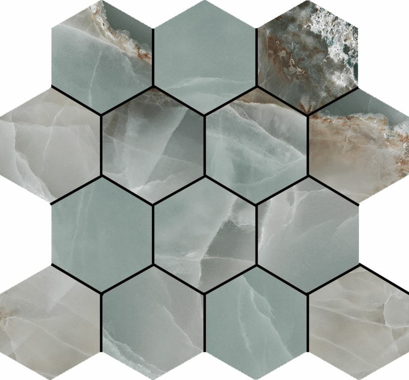 HEXA ONYX TURQUOISE PULIDO
