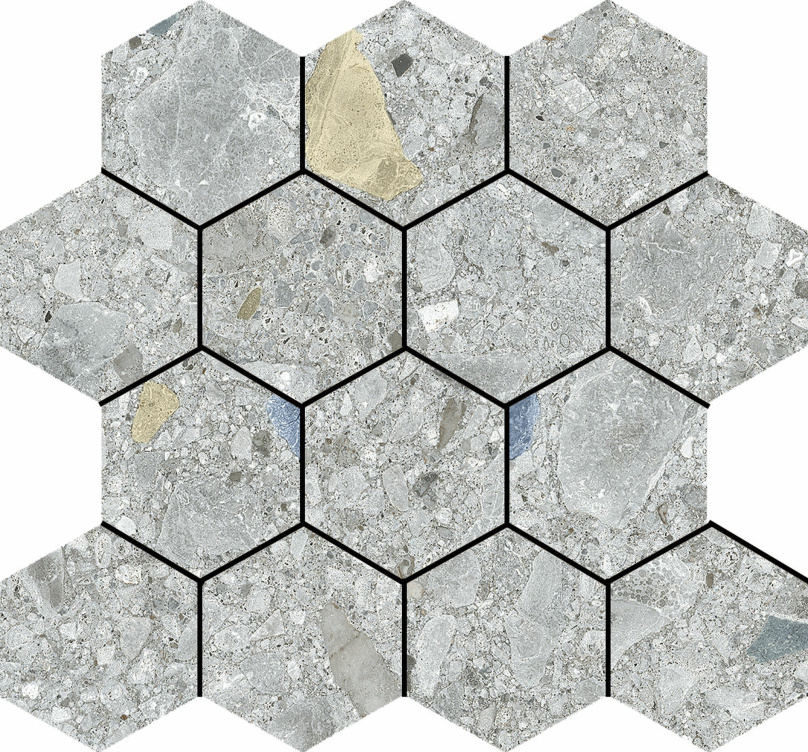 HEXA STRACCIATELA CENERE