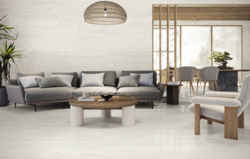 Venice Pulido Bianco 60x120 cm. Pavimento Venice Pulido Bianco 120x120 cm.