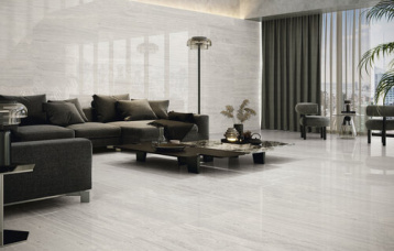 Venice Pulido Grigio 60x120 cm. Pavimento Venice Pulido Grigio 120x120 cm.