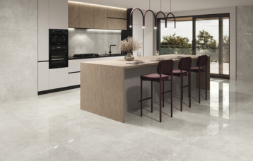 Concept Pearl Pulido 120x260 cm. Pavimento Concept Pearl Pulido 120x120 cm.