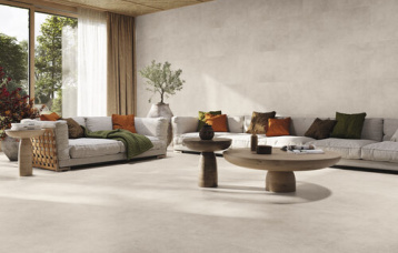 Asphalt Grit Soft 60 x 120 cm. Pavimento Asphalt Grit Soft 120 x 120 cm.