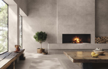 Asphalt Mud Soft 60 x 120 cm. Pavimento Asphalt Mud Soft 120 x 120 cm.