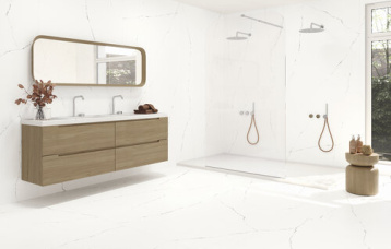 Iceland Natural 120x260 cm. Pavimento Iceland Natural 120x120 cm.