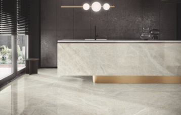 Electra Almond Pulido 120x280 cm. Pavimento Electra Almond Pulido 120x120 cm.