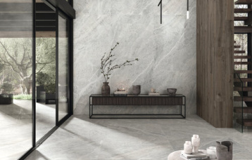 Electra Pearl Natural 120x280 cm. Pavimento Electra Pearl Natural 120x120 cm.
