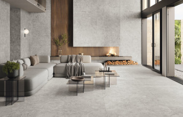 Orion Grey 120 x 280 cm. Pavimento Orion Grey 120x120 cm.