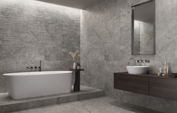 Kronos Dark 40 x 120 cm. Kibo Kronos Dark 40 x 120 cm. Pavimento Kronos Dark 120 x 120 cm.