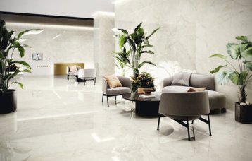 Revestimiento Crystallo Pulido 60x120 cm. Pavimento Crystallo Pulido 120x120 cm.