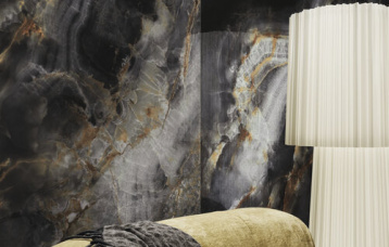 Revestimiento Diamonds Golden Eye Glitter 120 x 280 cm.